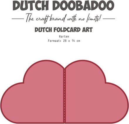 DDBD Fold Card-Art Hearts