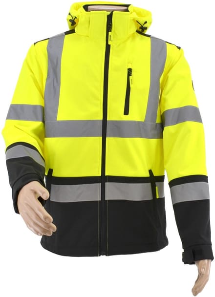 Awtools T3 - Softshell Jas - Reflecterend - L - EN ISO 20471
