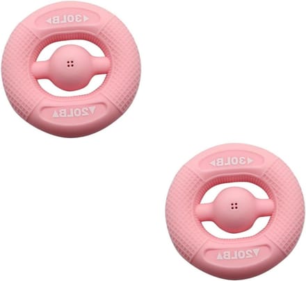 Hand Grip Trainer - Krachtring - Hand Kracht Training - Compact Lichtgewicht - 7.8 x 7.8 cm - Roze