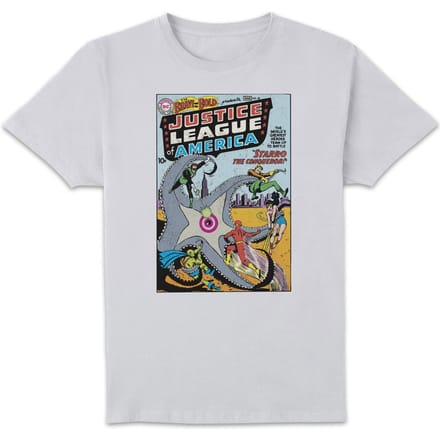 Justice League Starro The Conqueror Cover Men's T-Shirt - White - L