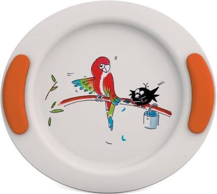 Kinderbord Papegaai - Oranje