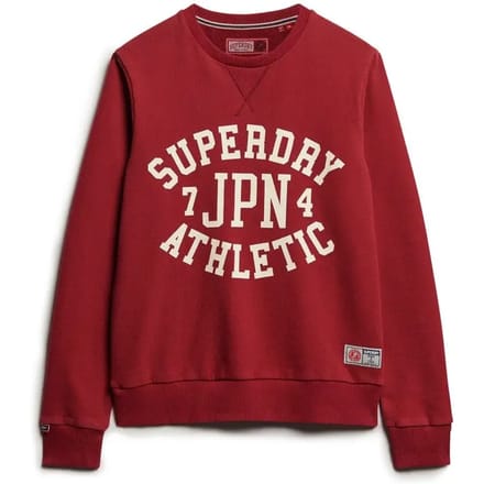 Superdry - Atheltic sweatshirt met print - Heren - Truien