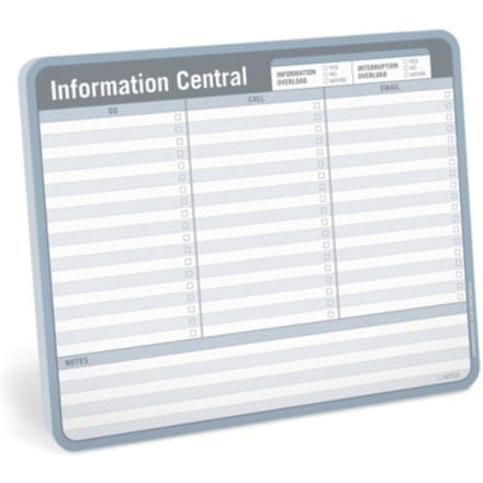 Knock Knock Information Central Paper Mousepad (Blue/Gray)