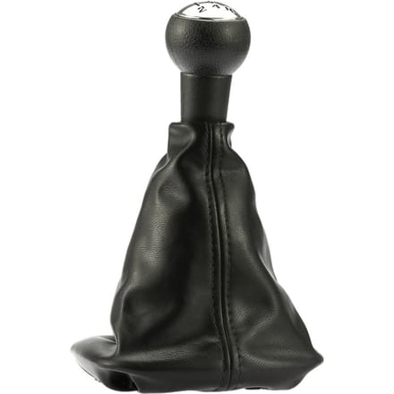 5 Versnellingen Versnellingspookknop Versnellingspookhoes Leer black