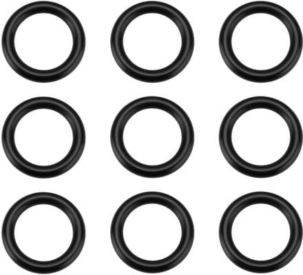 Dailygoods- O-ring 100 Stuks - Afdichtring Rubber - 1/2 Inch Irrigatiesystemen - Buitendiameter 16mm - Binnendiameter 11mm - Dikte 2,5mm