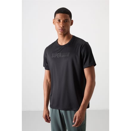 Heren Gedrukt Ronde Hals T-Shirt