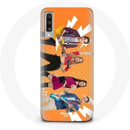 Coque - Samsung - Galaxy A70 - Souple - Orange - Poursuis tes rêves