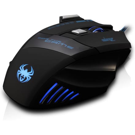 ZELOTES T-80 Gaming Muis 7200 DPI Achtergrondverlichting Multi Color LED Optische 7 Knoppen Muis Gamer USB Bedraad