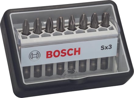 Bosch - 8-delige Robust Line bitset Sx Extra Hard 49 mm, 8-delig