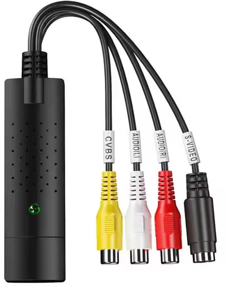 Delmark Video Grabber - USB 2.0/3.0 - Videobanden Digitaliseren - Cam recorder naar PC - VHS/VCR naar PC - Geschikt voor Win 7/8/10