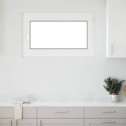 vidaXL - Kleur - binnenkant - kelderraam - Wit - RISOR - 100 - x - 70 - cm