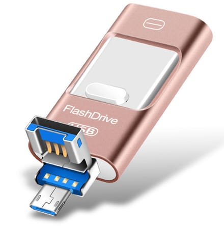 Ynkkvre – USB-stick – 128GB 4-in-1 C-vormige geheugenstick – externe opslag voor Android en computer