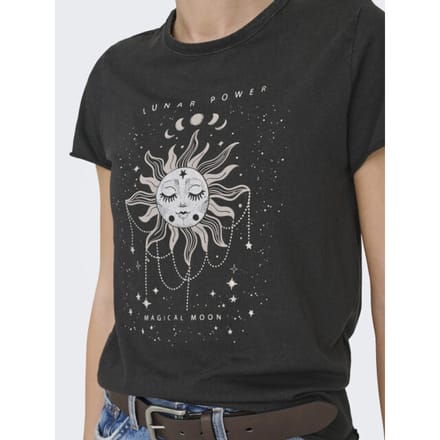 Regular fit T-shirt van puur katoen Model 'LUCY'