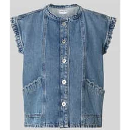 jeansgilet met steekzakken