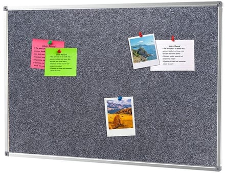 IVOL Prikbord Vilt 60 x 90 cm - Grijs