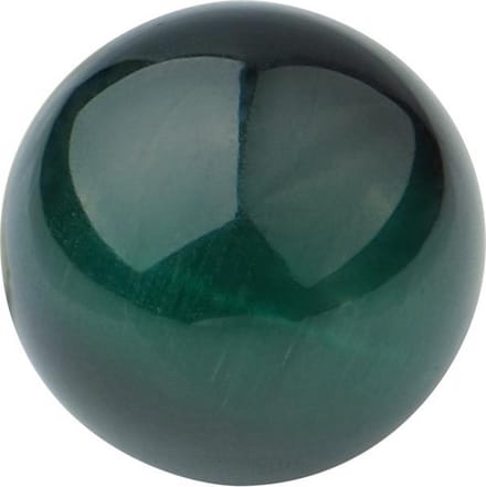 Quiges Verwisselbare Ring Steen Geslepen Bolletje 10mm - Groen - E10RHDC013