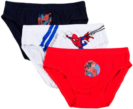 Spiderman Action kinderondergoed, onderste 3 stuks/pak 6 - 8 jaar / 116 - 128 cm
