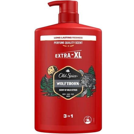 Old Spice Spice Wolfthorn gel douche et shampoing 1000 ml
