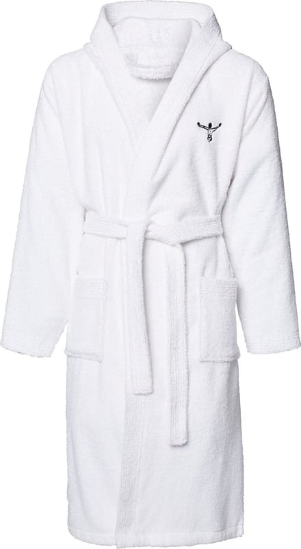 Chiemsee unisex badjas met capuchon 100% katoen wit