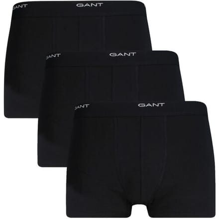Gant Ondermode Core Trunk 3Pack Zwart / male