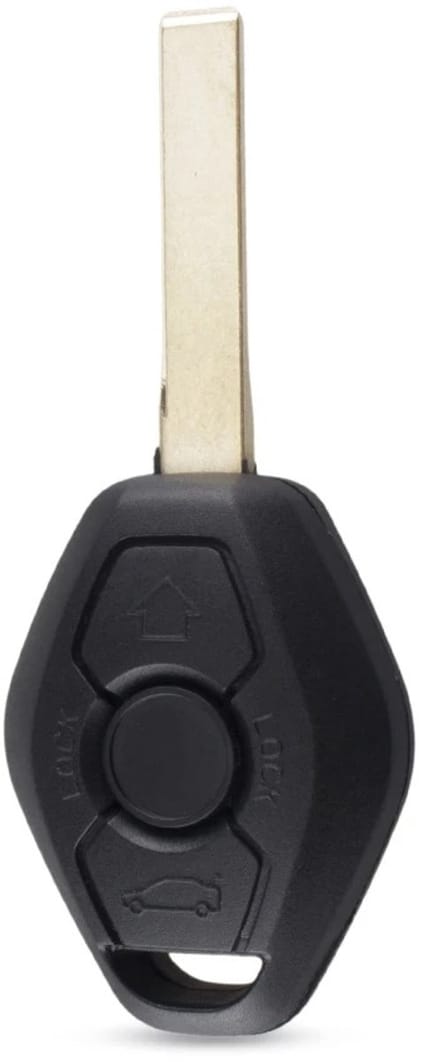 XEOD Autosleutelbehuizing - sleutelbehuizing auto - sleutel - Autosleutel / Geschikt voor: BMW 3 knops