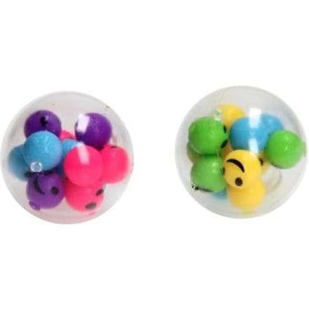 Toi-Toys Fun Squeeze Ball Filled with Smiley Face Balls (Assorted)