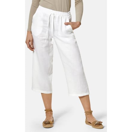 Goldner Linnen broek Zomerbroek met elastische tailleband rondom