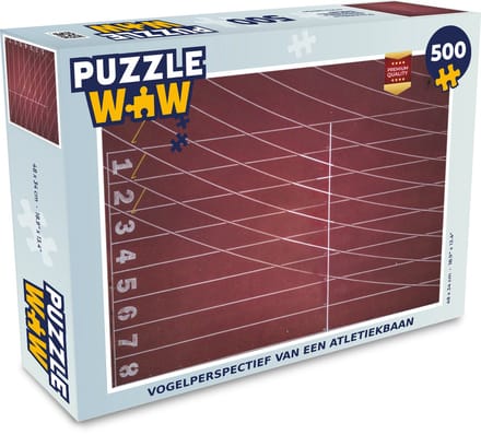 Puzzel een atletiekbaan - Legpuzzel - Puzzel 500 stukjes