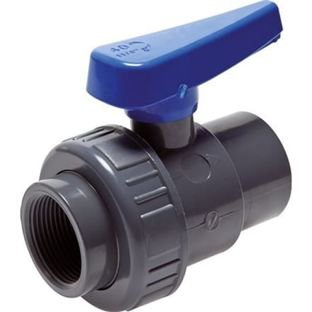 PVC 2-weg Kogelkraan Enkele Wartel Rp 3'' EPDM