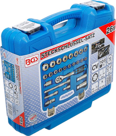 BGS Dopsleutelset 26-delig Opname 3/8