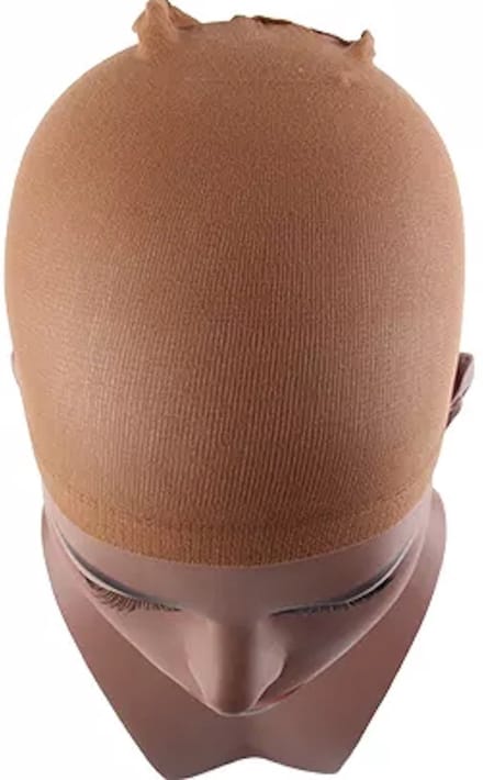 Without Lemon - Donkerbruin - Pruik Kap - Haar Net - Pruik Kous - Wig Cap - Elastisch - Uitrekbaar - One Size - Set van 2