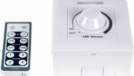 LED dimmer 200 Watt incl. afstandsbediening - Crius