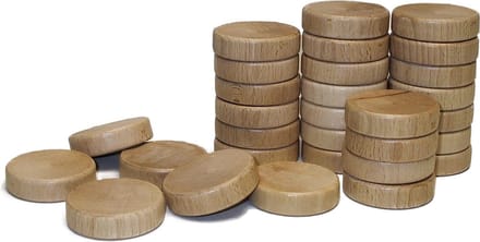 Sjoelstenen Set 30st Holgraaid