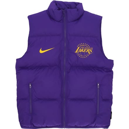 Down Jacket Man Nba City Edition Puffer Vest Loslak Field Purple