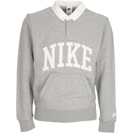 Polo Lange mouwen Club L/s Polo Dk Grijs Heather/wit