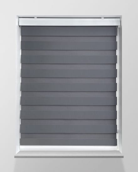 Duo Rolgordijn Lichtdoorlatend - Grijs - 100x175cm