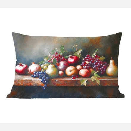 Sierkussens - Kussentjes Woonkamer - 60x40 cm - Rustiek - Stilleven - Fruit