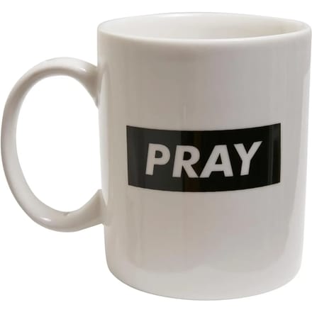 Mister Tee - Pray Mok/beker - Wit