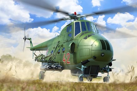 Trumpeter Modelbouwpakket Militaire voertuigen - 05818 Heli Mi-4AV Hound Plastic - 1:48 - Modelbouw