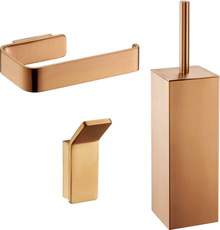 Ben Torgetto 3-delige toiletset geborsteld koper