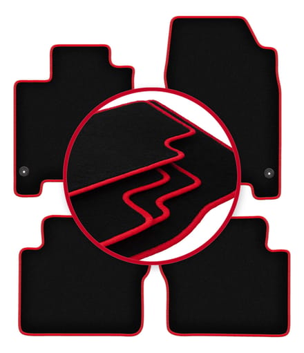 CARLUX-RED automatten voor: Renault Koleos I SUV (2007-2016)