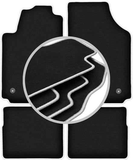 CARLUX-SILVER automatten voor: Audi A2 hatchback (2000-2005)