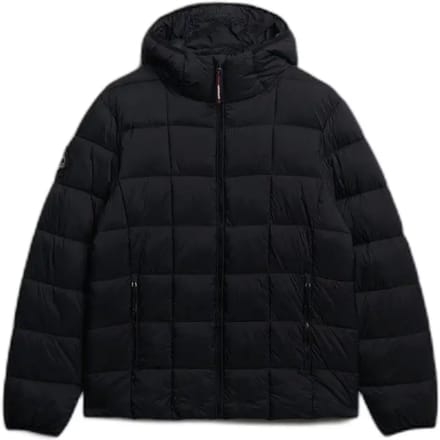 Superdry - Fuji Lite Gewatteerde Jas Met Capuchon - Heren - Gewatteerde jassen