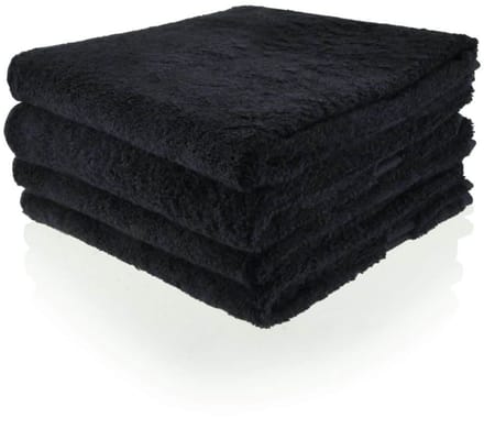 Douchelaken Zwart 70x140cm (LET OP: bestellen per stuk)