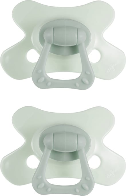 Difrax Fopspeen Natural - 18+ Maanden - Lichtgroen - 2 Stuks