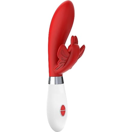 Shots - Luminous Alexios - Butterfly en G-spot Vibrator red