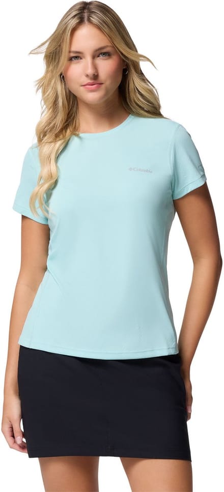 Columbia Zero Rules™ Light Crew T-shirt Met Korte Mouwen Blauw M Vrouw
