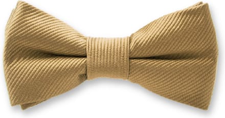 E.L. Cravatte Kinderstrik - Goud - 100% Zijde Kinder Vlinderdas