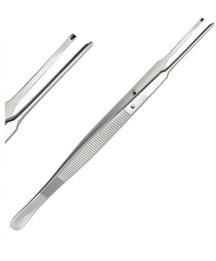 Belux Surgical Instruments / Gerald Dissecting pincet 1x2 17.5cm rvs