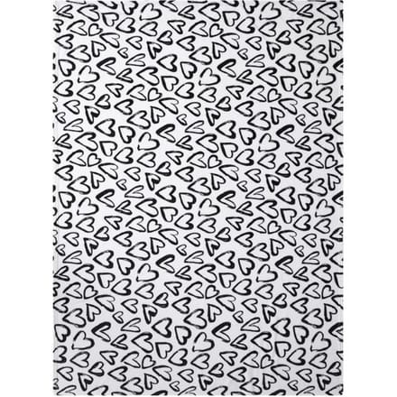 LIVARNO Plaid 150 x 200 cm (Harten/wit)